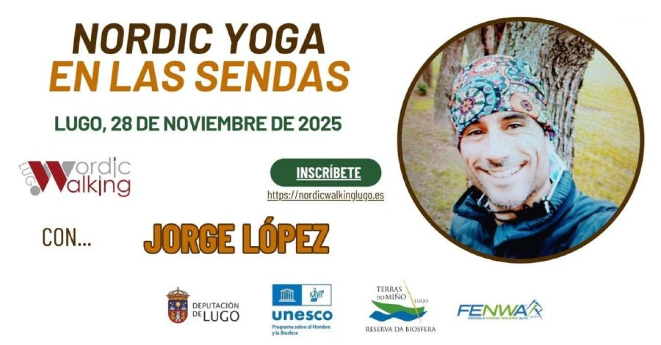 Nordic Yoga en la Reserva Terras do Miño