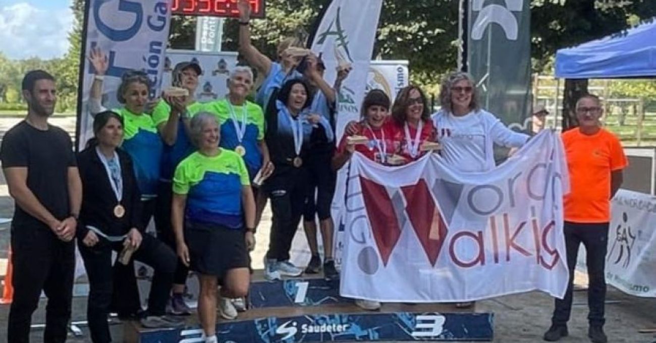 Campionato de Marcha Nórdica Xunta de Galicia 2025 en Salvaterra de Miño